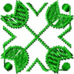 Flowers And Tree Embroidery Design 11